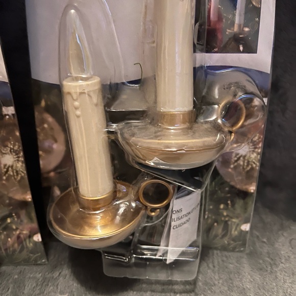 GE StayBright 2 pack 6 Inch battery operated LED flickering tree candles 6 Piece - Picture 8 of 12